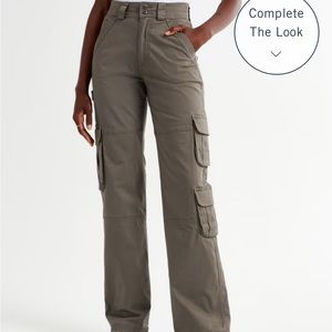Abercrombie Relaxed Cargo Green